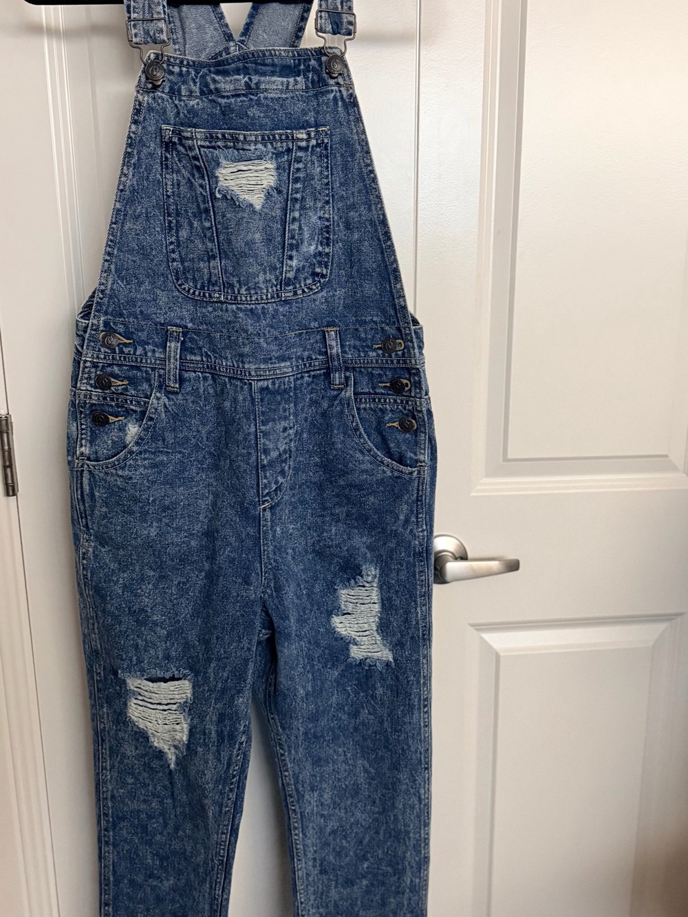 Vintage Cello Jeans Acid Wash Denim Overalls